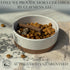 Mora Ceramic Pet Bowl Size Small, Food/Water Dish for Puppy Dogs, Cats, Guinea Pig, 11oz or 2 Cups, Vanilla