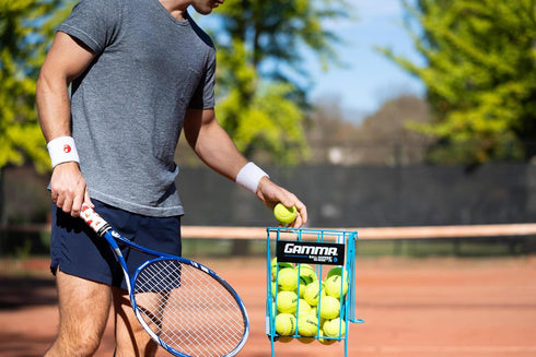Gamma 10, 12, 18, 20 Pack Pressureless Tennis Ball Bags, Sizes, Tennis Lessons & Practice, Longer Durability & More