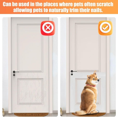 Pet Nail Self Adhesive Replacement Emery Paper, Fits Most Dog Scratch Pad, DIY for Cat and Dog Nail Alternatives