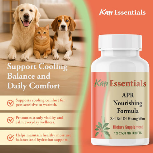 120 Kan Herb Company APR Nourishing Formula Traditional Chinese Herbal Blend for Dogs and Cats Supports Cooling