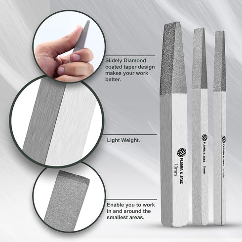 Stripping Metal Stones & Nail File for Dogs, Cats & Pets (3 Piece Pack)