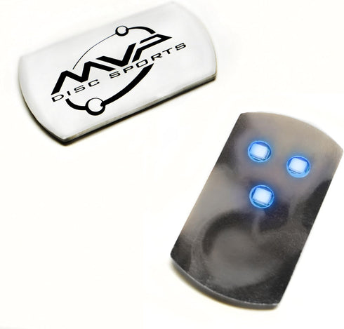 MVP Disc Golf Pack of 10 Flat LED Tri-lite Disc Golf Lights