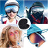 PATIKIL Hard Ski Goggle Case, EVA Shockproof Sports Glasses Box, 7.48" x 4.72" x 2.76"