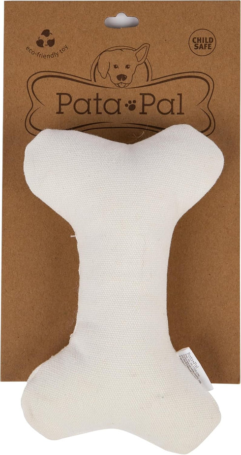 Eco-Friendly Durable Squeaky Dog & Puppy Chew Toy for Training, Teething, and Exercise (T-Bone)