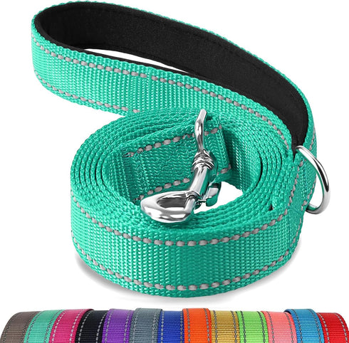 Joytale Double-Sided Reflective Dog Leash, 6 FT/5 FT/4 FT, Heavy Duty Nylon Leashes for Small & Medium Dogs