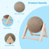 BATTIPAW Cat Scratcher, Rabbit Scratching Ball, Natural Sisal Scratcher, Spinning Cat Ball, Solid Wood Scratching Toy