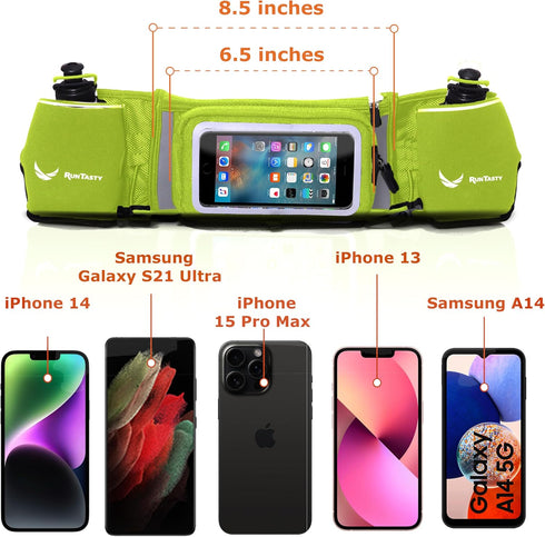 Winners' Running Fuel Belt - No.1 Hydration Belt with 2 BPA Free Water Bottles and Accessories