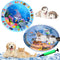 YumSur 2 Pack Water Sensory Play Mat for Cat, Upgraded Thickened Dog