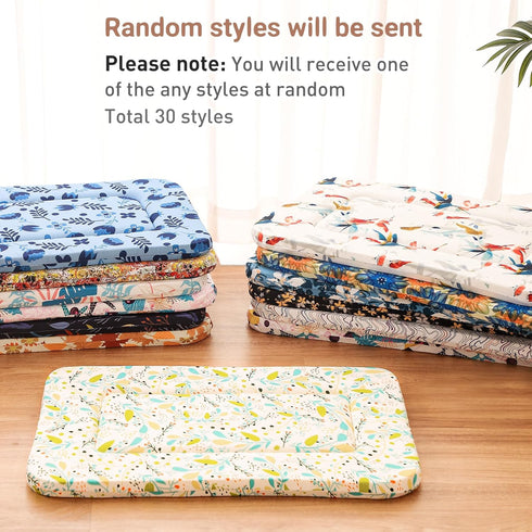 Magic Dog Random Color X-Small Dog Bed - Super Soft Pancake Style Crate Pad for Dogs - 22-Inch