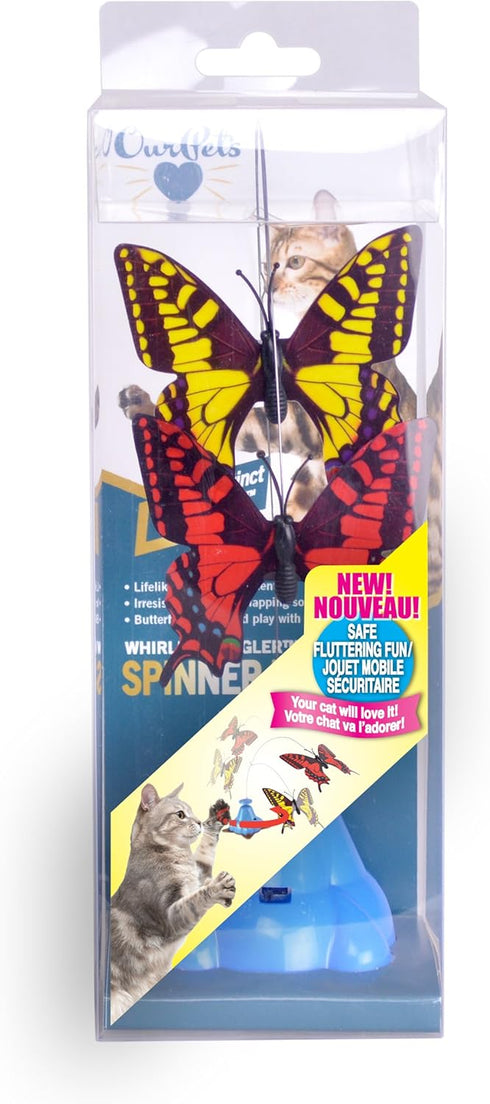 1400013266 OurPet's Whirling Wiggler Spinner Cat Toy, Model: