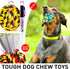 SHARLOVY Dog Chew Toys for Aggressive Chewers, Heavy Duty Balls for Large Dogs, Tough Twisted Dental Cotton Rope Toy
