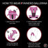 FINNERO Ballerina Dog Diaper Washable, Reusable, Leak-Proof Heat, Period & Urine Incontinence Protection Comfortable