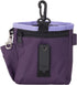 Company of Animals Treat Bag, Purple, Waterproof Pouch with Zipped Pockets & Drawstring, Clips on Belt or Pocket