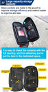 GORIX Waterproof Cycle Wallet Pouch Bag, Mobile Phone Case for Road MTB Bike (GX-BSZG).