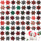 60 Pcs Plaid Dog Collar Flowers, Bulk Pet Flower Collar Bow Ties for Small Medium Large Dogs and Cats
