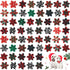 60 Pcs Plaid Dog Collar Flowers, Bulk Pet Flower Collar Bow Ties for Small Medium Large Dogs and Cats