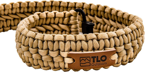 TLO Outdoors Paracord Gun Sling - Tactical 2-Point Rifle Sling, Adjustable Strap with Swivels for Hunting