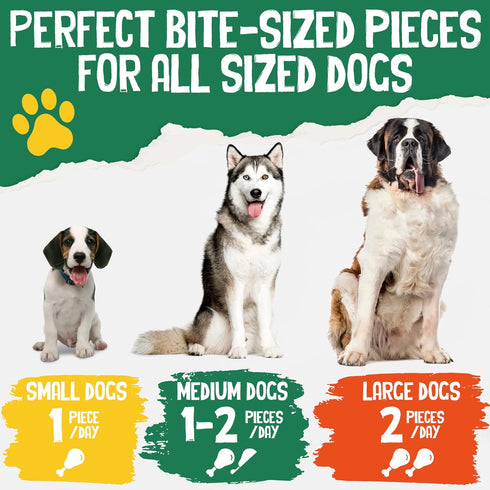 Zevy and Zoe's All Breeds Dog Treats, 11 oz, Rawhide Free Chicken Sticks Wrapped Dog Chews