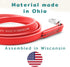 Jelly Pet Leash, Waterproof and Easy to Clean, Made in America, Stronger than Leather (1/2" x 6', Royal Blue)