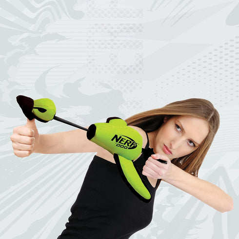 Nerf Dog Large Nylon Launching Duck in Green