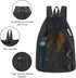 WANDF Swim Bag Mesh Drawstring Backpack for Swimming, Gym, and Workout Gear