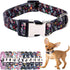 Cute Dog Collar for XS Small Medium Large Dogs, Adjustable Soft Nylon Pet Collar with 3D Print Multicolor Patterns for
