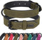 Didog Soft Padded Leather Dog Collar - Breathable Heavy Duty with Adjustable Rust-Proof Metal Buckle for Small Medium