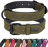 Didog Soft Padded Leather Dog Collar - Breathable Heavy Duty with Adjustable Rust-Proof Metal Buckle for Small Medium