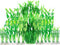 MyLifeUNIT 13 Pack Artificial Aquarium Plants, Plastic Seaweed Water Plants for Fish Tanks (Green)