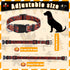 Buryeah 9 Pcs Holiday Dog Collars - Adjustable Fall Autumn Halloween Thanksgiving Christmas Collars for Large Dogs