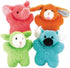 Zanies Cuddly Berber Baby Bunny Dog Toy, Orange, 8-Inch