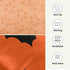 Happy Halloween Dog Bed Mat - Ultra Soft Pet Bed Mattress for Small Dog Puppy Cat Kitten, Anti-Slip Washable, Orange