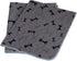 Washable Dog Pee Pads with Free Grooming Gloves - Non Slip Mats with Great Urine Absorption, Reusable Puppy Pee Pads