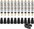 Square1 Presta Valve Core Kit, 10 Universally Compatible Presta Valve Cores, 1 Removal Tool & 10 Caps for Tubeless Bike