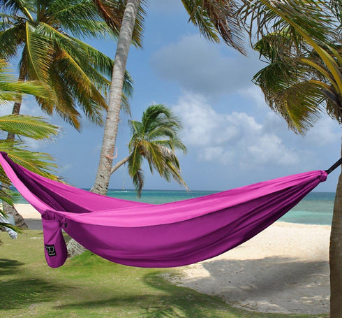 Gold Armour XL Double Camping Hammock - Portable Hammock with Tree Straps for Outdoor and Indoor Use