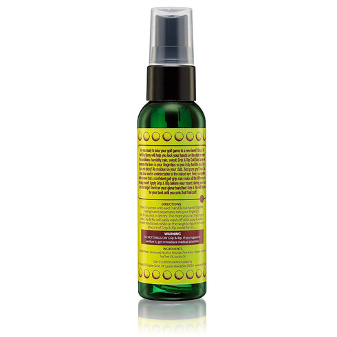 Grip & Rip Golf Grip Spray | Combat Sweat on Your Golf Grips | Ultimate Golf Grip Trainer | 2 oz
