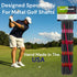 Golf Shaft Vibration Dampening Inserts - Metal Golf Shafts, Stops Unwanted Vibration, Includes 9 Inserts & Tool