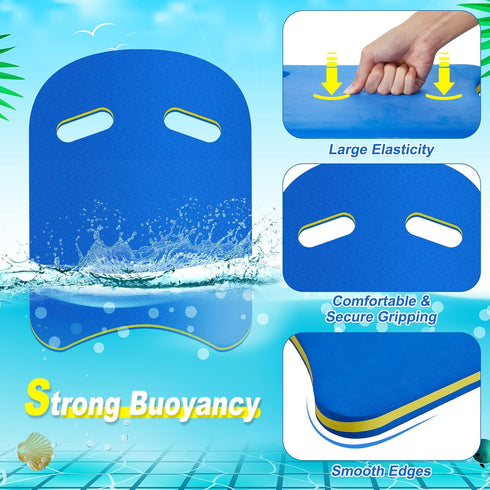 Hungdao 3Pcs Safety Swimming Kickboard, U Design High Buoyancy Float Swim Training Aid