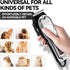 Trimmer,Rechargeable Dog Grooming Kit for Heavy Thick Hair&Coats,Low Noise Dog Hair Cordless Pet Shaver with Stainless