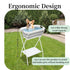 MELONGKAYLON 2 1 110.23lbs 26'' L16.5 W38.8'' in Dog Bathtub Small Pet Bathtub with Stand, Foldable Pet Bath