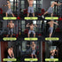 WHATAFIT Exercise Bands Resistance Bands for Working Out, Work Out Bands with Handles for Men and Women Fitness