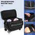 SOGUKOER 2 39.5" Bowling ball Bag with Wheels, Lightweight Trolley Double Ball Bowling bag with Large Separate Shoe