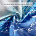 LumiSyne Changing Robe Hooded Colorful Print Microfibre Changing Towel Quick Dry Towelling Robe Towel Poncho Beach Surf