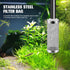 POPETPOP Filter Intake Strainer,Aquarium Fish Tank Pre-Filter Intake Filter 12mm Stainless Steel Cover Filter Guard