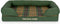 Replacement Outer Cover for The Dog's Bed Orthopedic, Medium, Washable Fabric, Green Tartan