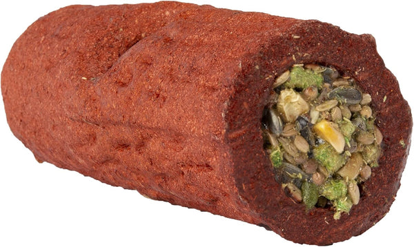 Wild Harvest Stuffed Logz - 1 Count Edible Treat for Rabbits, Guinea Pigs, and Chinchillas, Peanut Butter Flavor