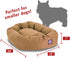 Majestic Pet 24 Inch Bagel Calming Dog Bed - Washable Cozy Soft Round Bed with Spine Support, Fluffy Donut Dog Bed,