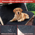 Kaiphy 4 Waterproof Dog Car Seat Cover for Back Seat, Non-Slip & Universal Fit for SUV, Car, Truck with Safety Belt