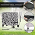 Puxucrazy Ice Chest Cover Zebra Print Cooler Cart Cover Dust-Resistant Patio Cooler Covers for Rolling Cart Coolers