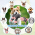Honoson 9 Pcs Squeaky Plush Dog Toys - Durable Soft Teething Toys for Small Medium Dogs (Cute Animal)